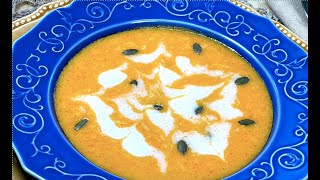 Супа от тиква с червено къри - постна класика от Тайланд