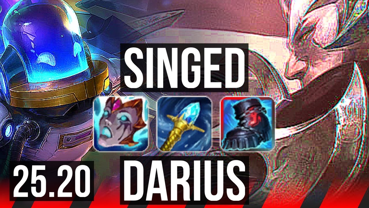 SINGED vs DARIUS (TOP) | NA Master | 25.20