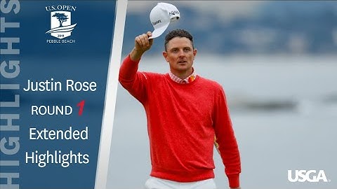 2019 U.S. Open, Round 1: Justin Rose's 6-Under 65