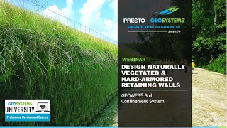 Designing Soft-Armored & Hard-Armored Retaining Walls with Geocells