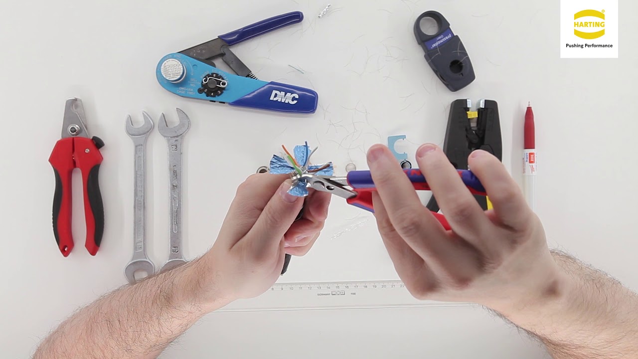 HARTING M12 SlimDesign X coded - YouTube