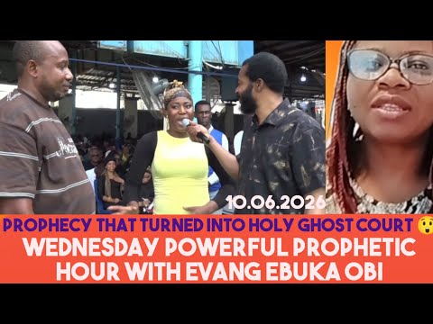 Wednesday powerful prophetic hour with Evang Ebuka Obi/ turned into Holy Ghost Court 😲#zionministry