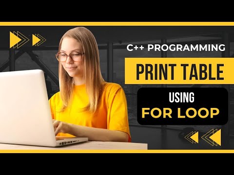 Print Table Using For Loop in C++ (Hindi/Urdu)