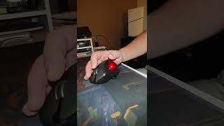 How I use trackball (ProtoArc EM01 NL), sound test #mouse #trackball #protoarc #wireless
