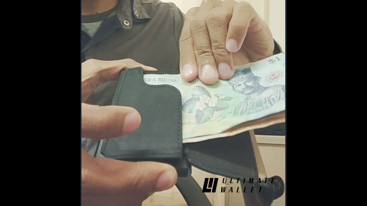 How To Put Cash In Minimalist Wallet YouTube
