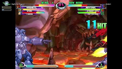 MvC2: Madjosh - Sentinel + Vajra HSF x 2 150% Sequence .:5.24.25:.