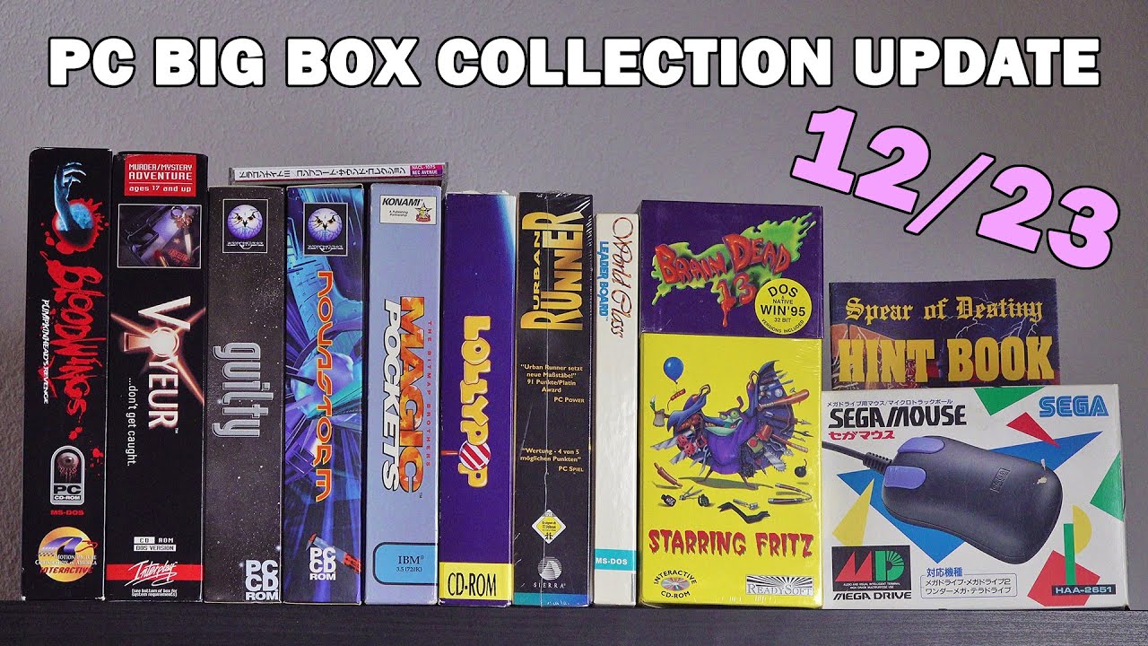 PC BIG BOX Collection Update Dez 2023: Platformer, FMVs, Golf und mehr... (LSTlog #25) [4K]