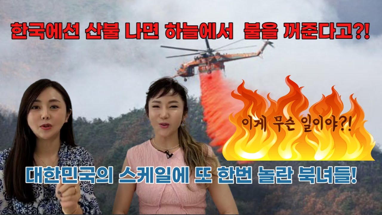 불이 나면 한국에서는 하늘에서 불을 끈다고?! 대한민국의 스케일은 어디까지?