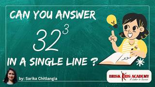 Can You Solve 32³ in a Single Line | Mind-Boggling Math Challenge! | Calculation Practice | Learn