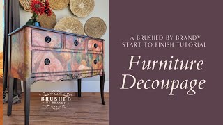 Furniture Decoupage for beginners