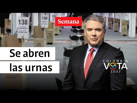 Se abren las urnas en Colombia: habla el presidente Iván Duque│ Elecciones 2022