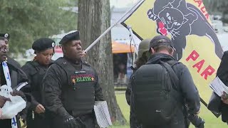 Protest active outside Glynn County courthouse