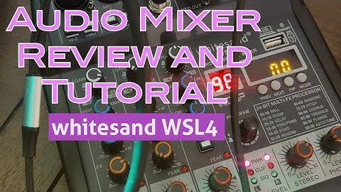 Audio Mixer Setup and Tutorial - Budget Friendly Cheap Audio Mixer for Podcast