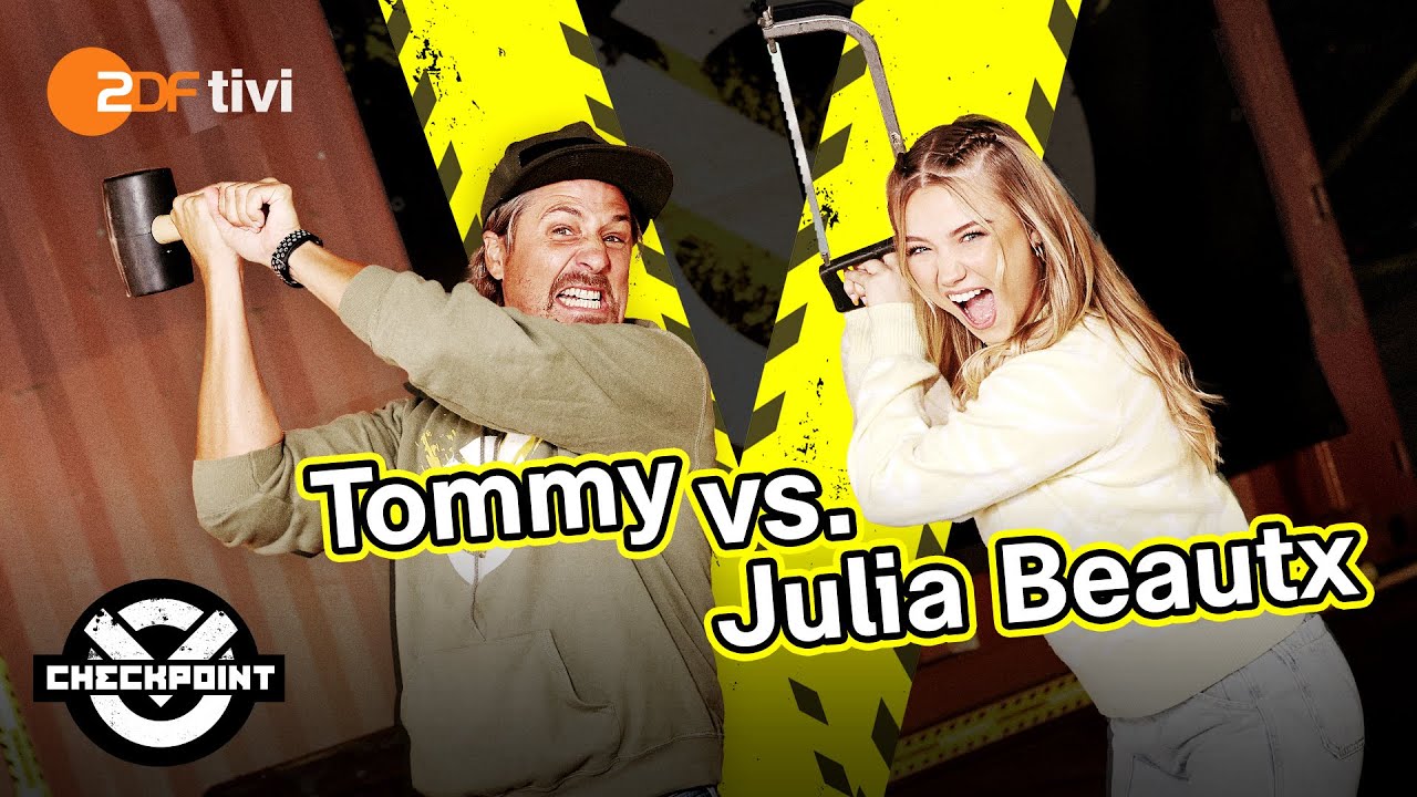 Julia Beautx kämpft: Kann sie Tommy schlagen? #battle | Checkpoint ZDF