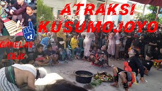 AKSI PEMAIN GAMELAN CILIK DIACARA LIVE BARONGAN KUSUMOJOYO TLOGOMULYO