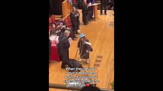 College grad receives diploma with service dog ‍ | Canine Companions #shorts #graduation #dog