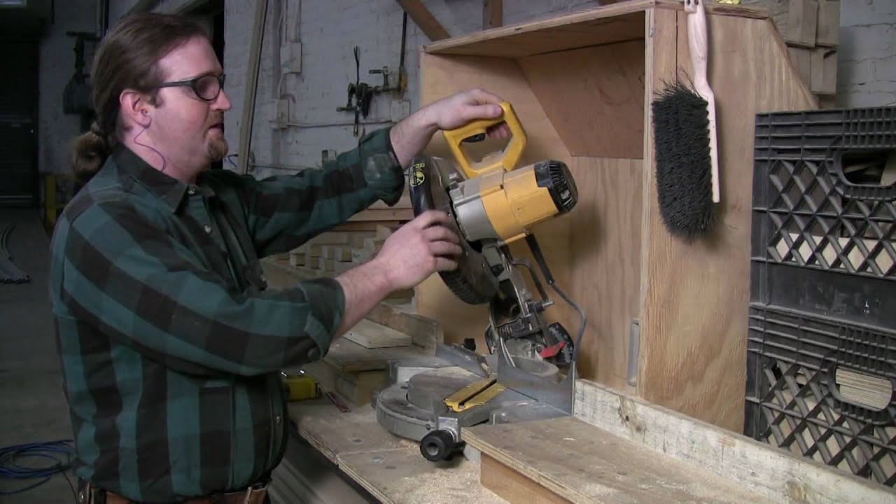 Home Repair & Power Tools : How to Use a Compound Miter Saw - YouTube