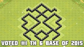 Clash of Clans Town Hall 6 Defense (CoC TH6) BEST Farming Base Layout Defense Strategy