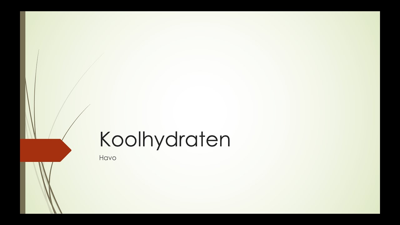 Koolhydraten Havo