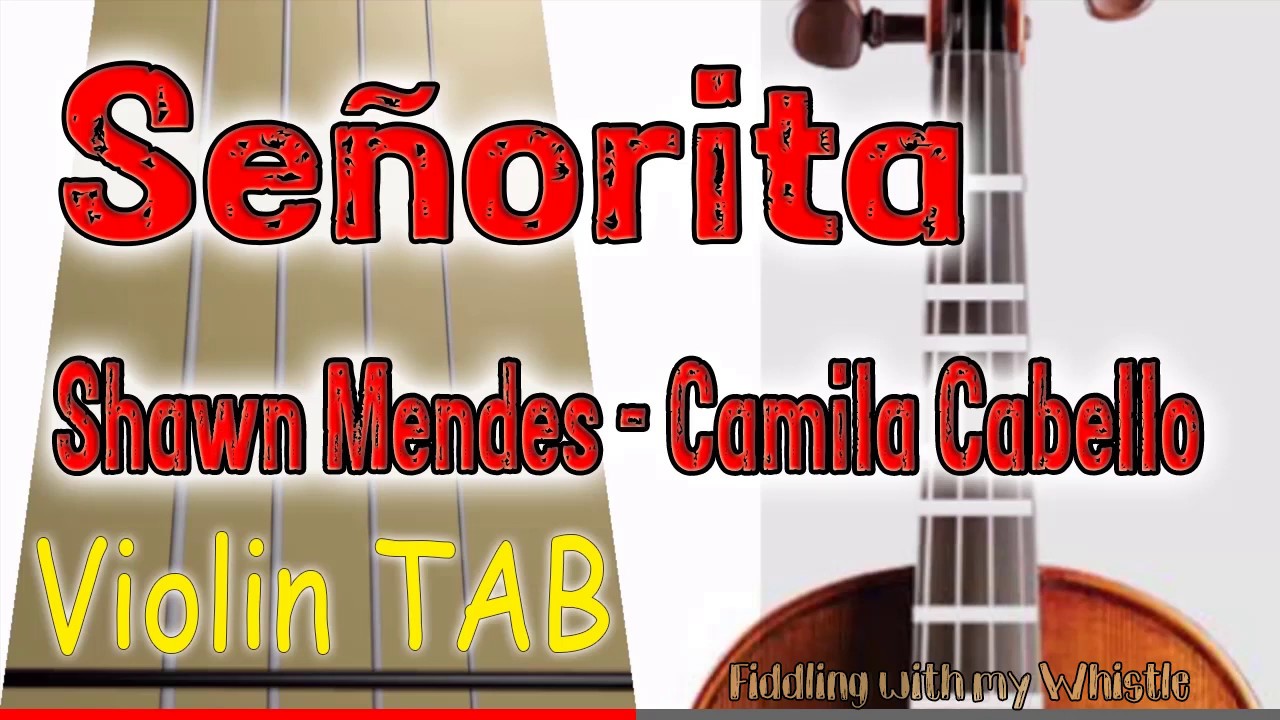 Seorita   Shawn Mendes   Camila Cabello   Violin   Play Along Tab Tutorial