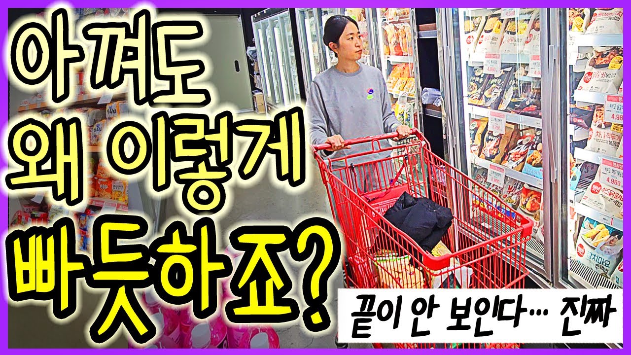 먹고살기 너무 빡쎄다… 아껴도 왜 이렇게 힘들죠? | 40대 주부 절약 브이로그