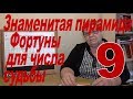 Знаменитая пирамида Фортуны для числа судьбы 9