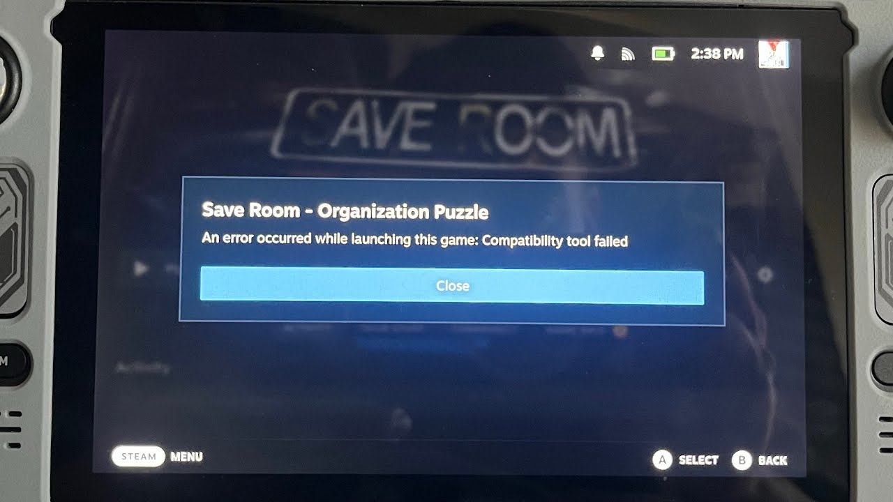 Steam deck: how to fix compatibility tool fail