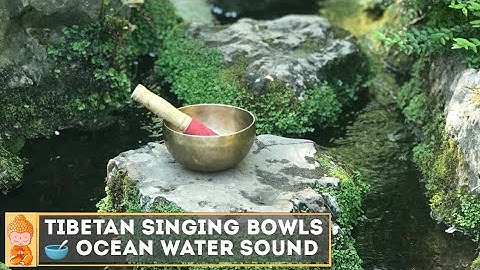 Thumbnail of Tibetan Singing Bowl Resonance | River Water Natural Sound | 528 Hz | Meditation sound bath | Peace