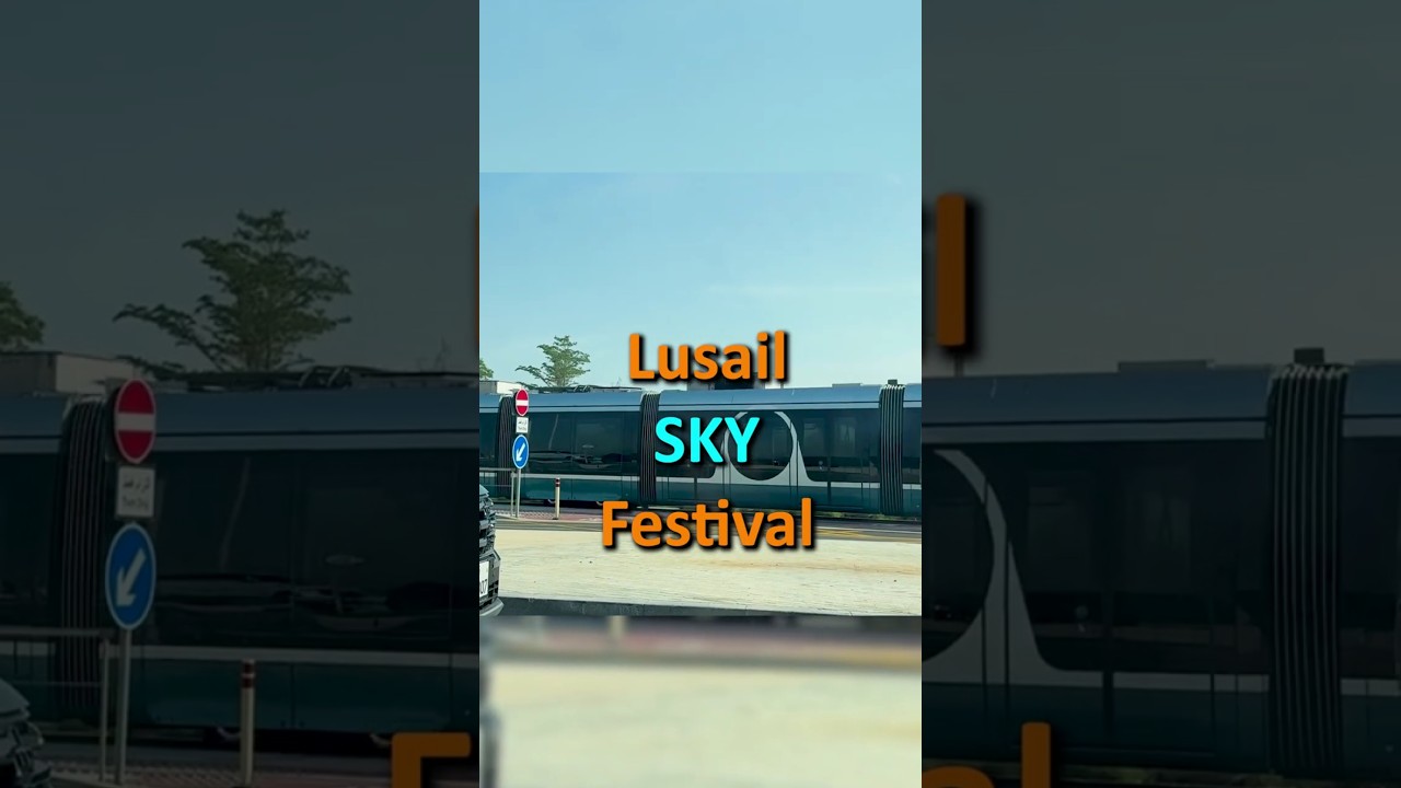 Lusail SKY Festival #doha #qatar #lusail #plane #sky #festival #fireworks #smoke