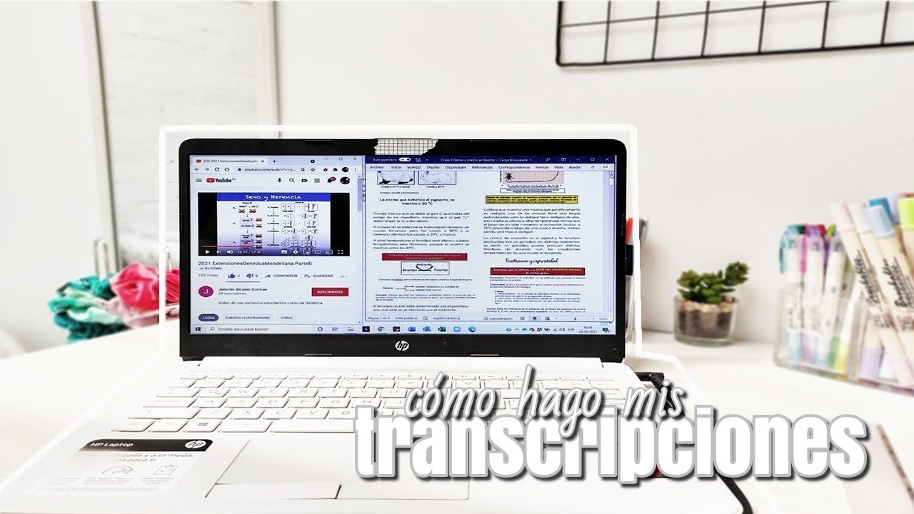Cómo hago mis TRANSCRIPCIONES en WORD ✨✨ (muy fácil) / Darinka NGR