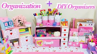 Stationery Organization / DIY Organizers / Back to School