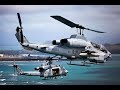 Корпус морской пехоты США AH-1W Super Cobra, UH-1Y Venom и армия AH-6 Little Bird