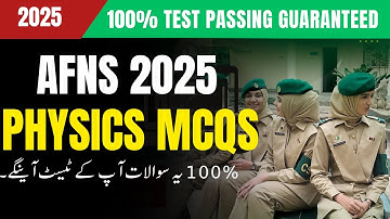 AFNS Initial Test Preparation 2025| AFNS Most Repeated MCQS |AFNS 2025 Registration| AFNS Apply 2025