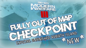 Rebirth Island... *NEW* Fully Out of Map Glitch on MW3 Checkpoint (EASY)