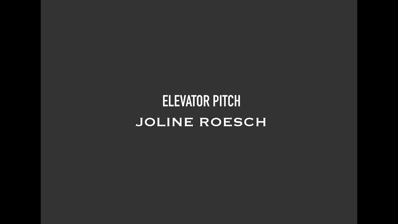 Joline Roesch ELEVATOR PITCH Joline Roesch - Introduction to Business Fall 23 - YouTube
