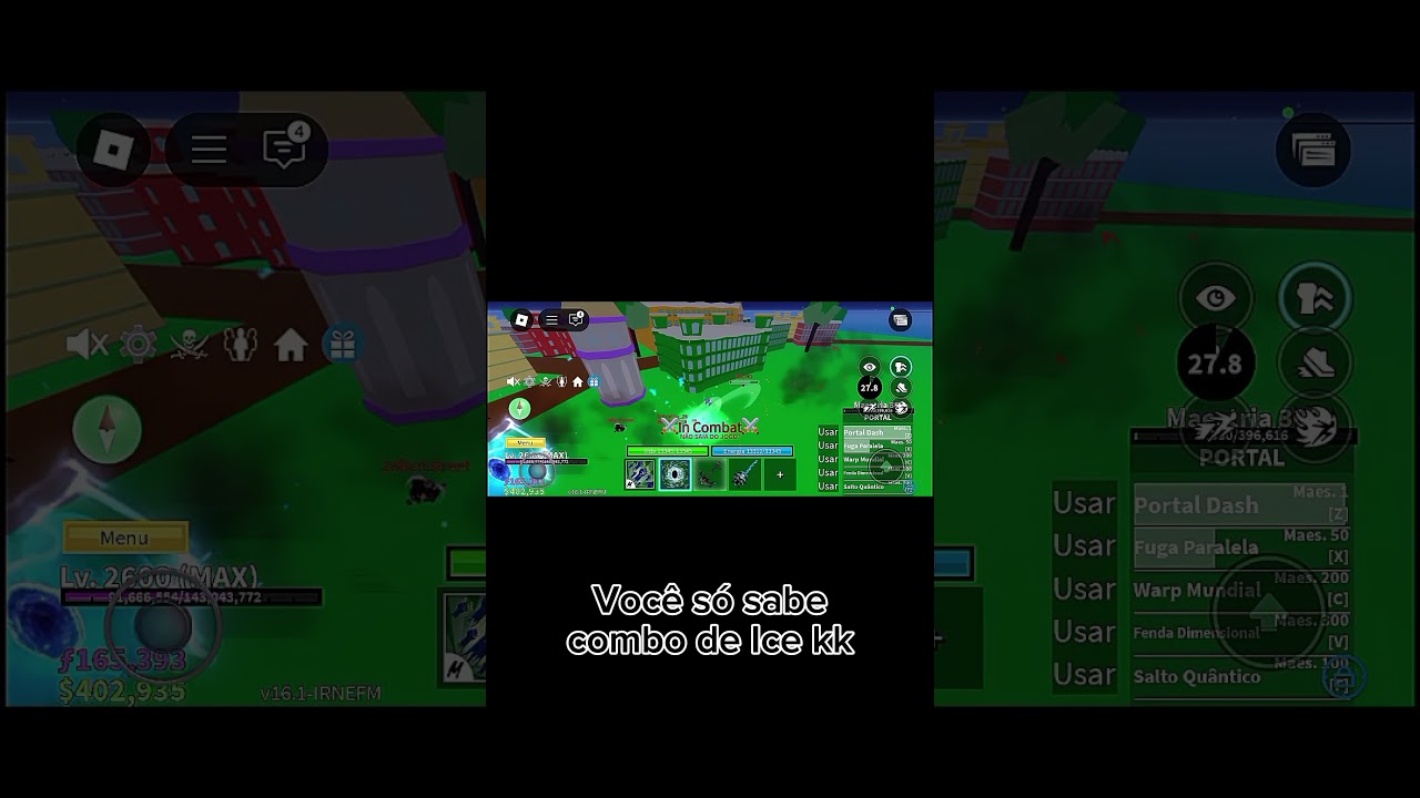 Só sei combo de Ice? V4 User🤢