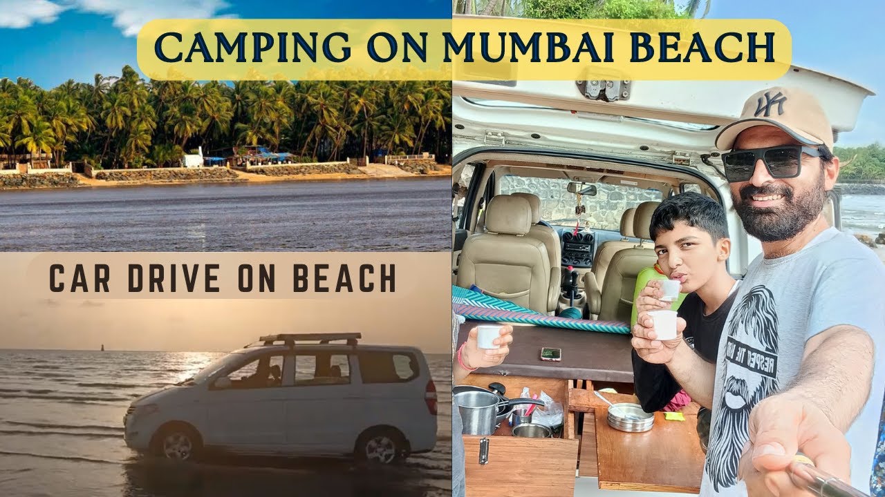 Day Camping in Car at Gorai Beach | Mumbai to Mini Goa Experience | Mumbai’s Perfect Beach Escape