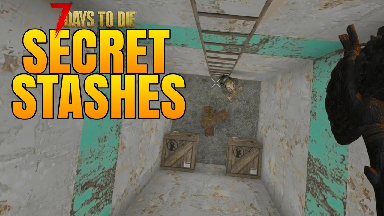 SECRET OIL FACTORY STASHES!! 7 Days to Die Alpha 16 Multiplayer
