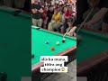 hindi umubra kay raki si shane #youtubeshorts #poolkingpower #billiards