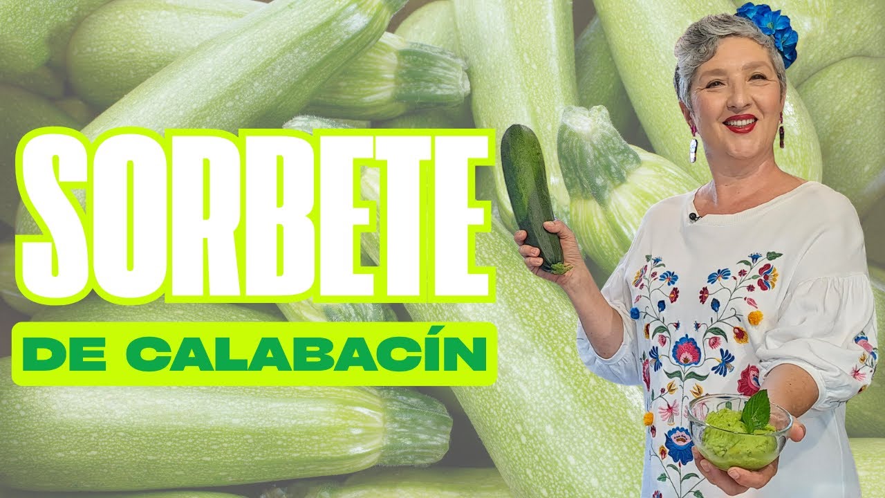 🥒 SORBETE DE CALABACÍN 🥒 ¡INCREÍBLE! con Thermomix®  