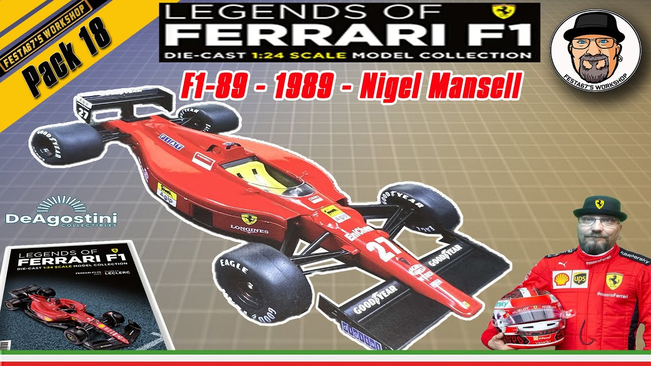 LEGENDS Of FERRARI F1 - DeAgostini - Pack 18 - F1-89 - Nigel
