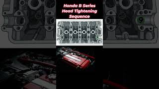 Honda B-Series Head Bolt Torque Sequence (Simple Animation)