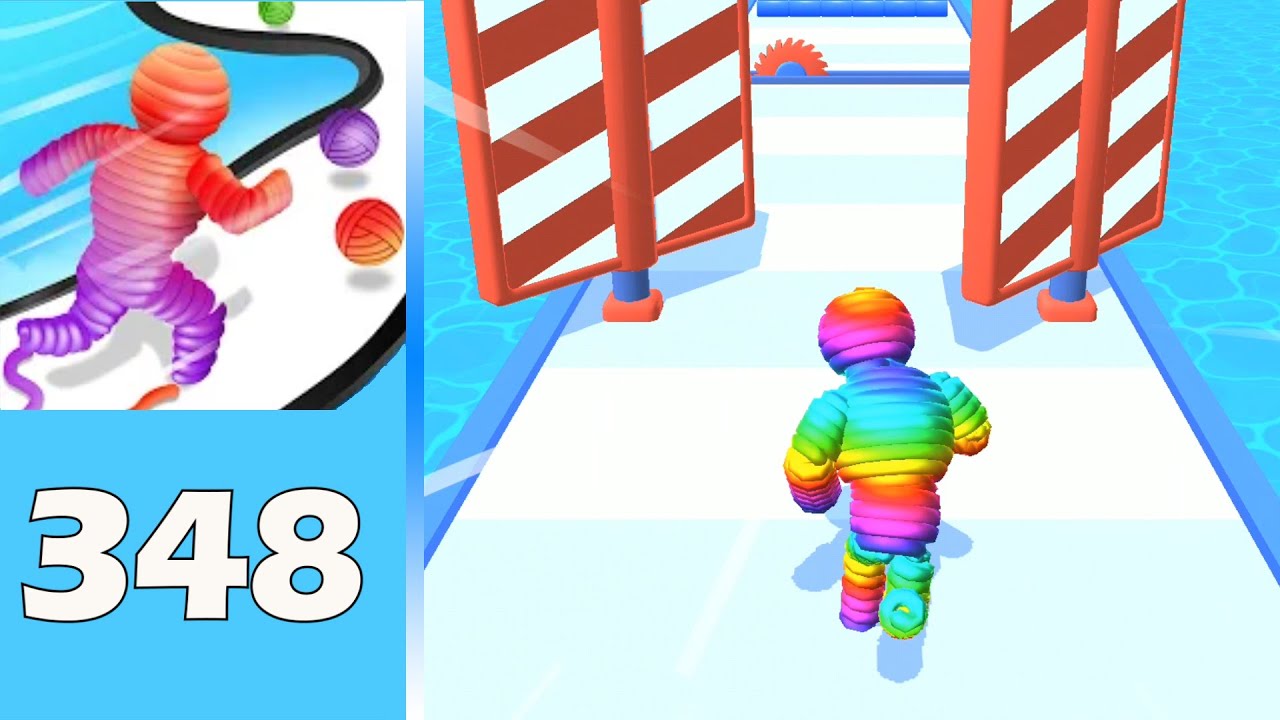 Rope-Man Run (IOS/Android) NEW UPDATE Gameplay Walkthrough All Level Eps 348 