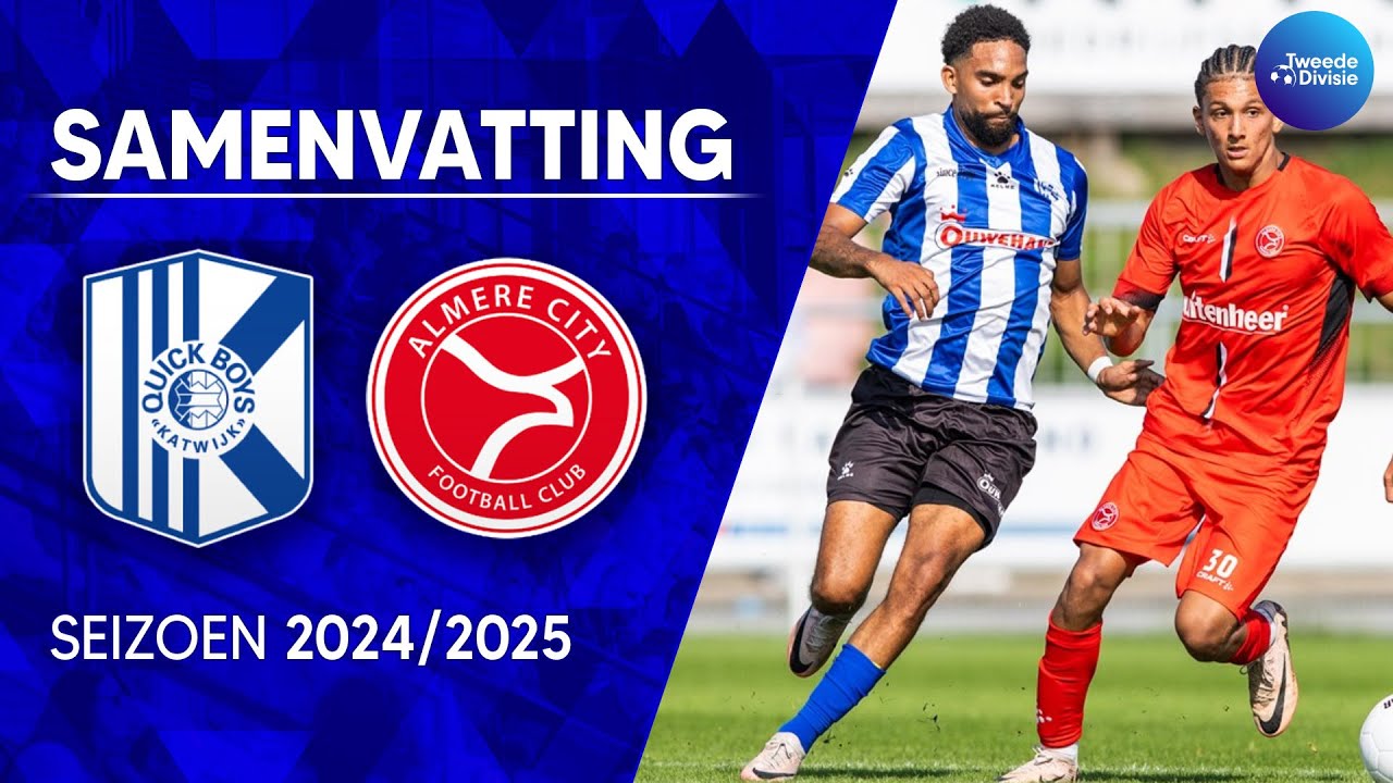 Samenvatting Quick Boys - Jong Almere City FC | Tweede Divisie