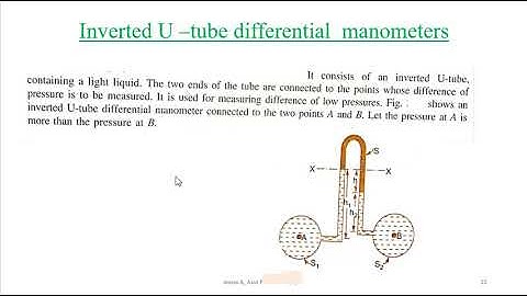 Fm Class 6 - Differential manometer with problem