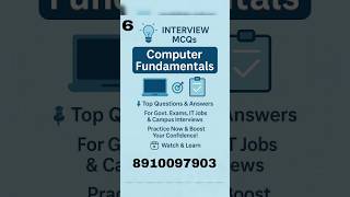 interview related computer fundamentals MCQ | #shorts