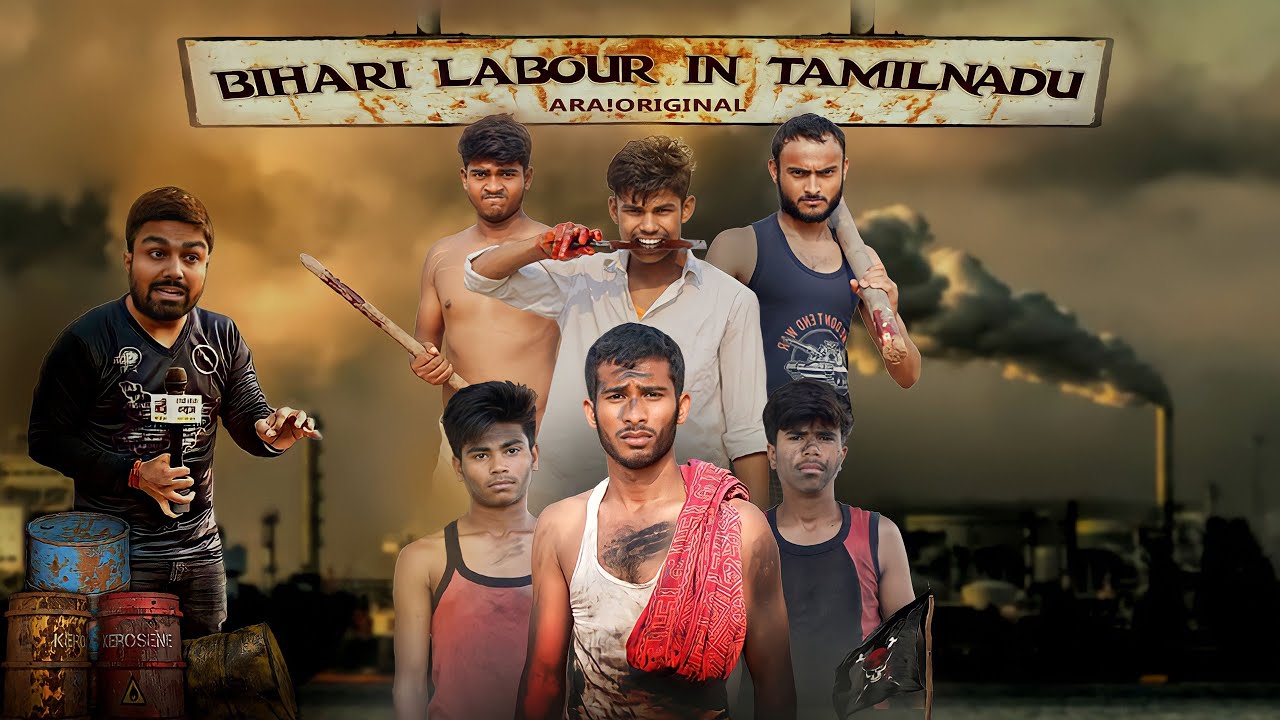 Bihari Labour in Tamilnadu ll All Round Acting  #manishkashyap
