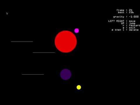 processing で Bouncy Ball っぽいゲームを作ってみた (2)