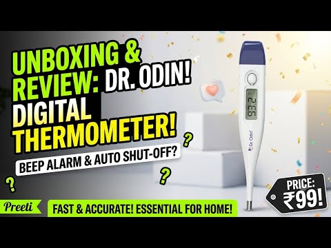 How to Use Dr. Odin Digital Thermometer & Honest Review