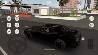 Black Dodge Challenger | City Driving & Parking Test | Real Driving School Gameplay screenshot 5